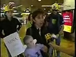 Manifestación en el aeropuerto (Video) (19 de Marzo de 2005) (TV3)